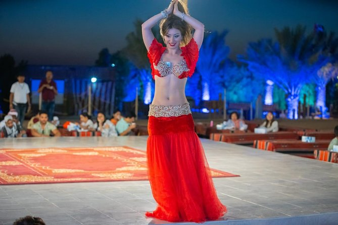 Belly dance show at desert camp