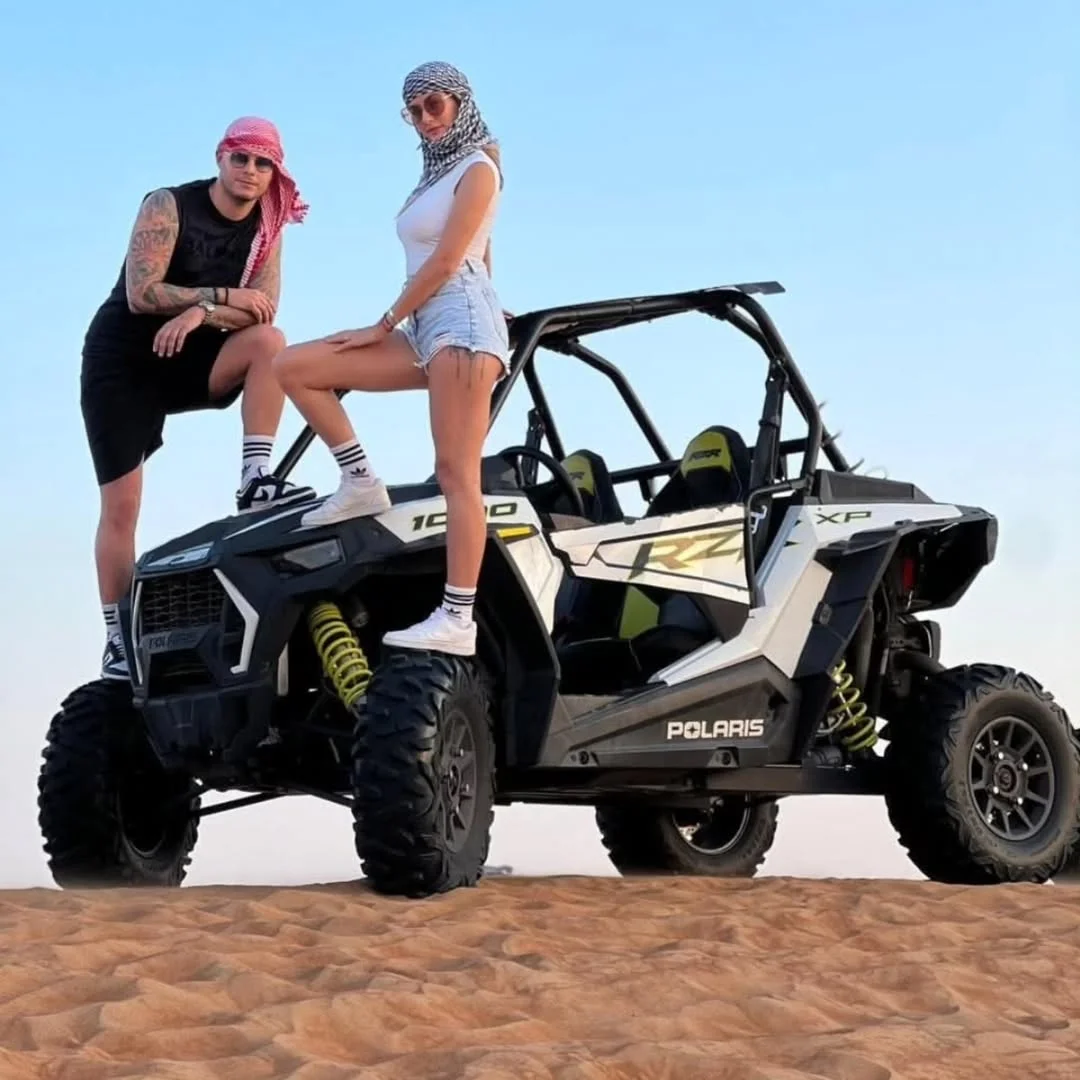 Polaris RZR buggy on the dunes