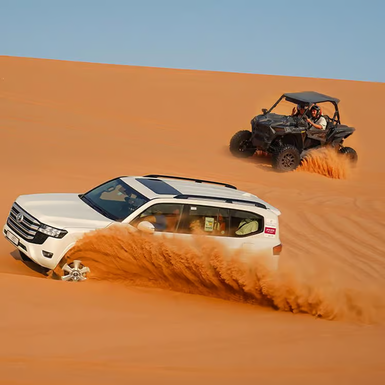 4x4 and buggy dune bashing together