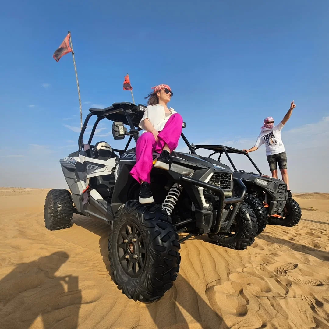 Dune buggy adventure in Dubai desert